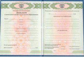 Диплом училища 2010 в Благовещенске